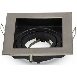 V-TAC VT-781SQ-SN LED Inbouwspots - Satijn Nikkel - GU10 - IP20