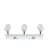 V-TAC VT-790 LED Track Light - Driekop - GU10 Fitting - Wit - IP20