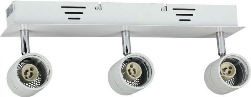 V-TAC VT-790 LED Track Light - Driekop - GU10 Fitting - Wit - IP20