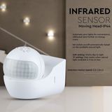 PIR Wandsensor - Bewegingskop - Infrarood - Compatibel met V-TAC