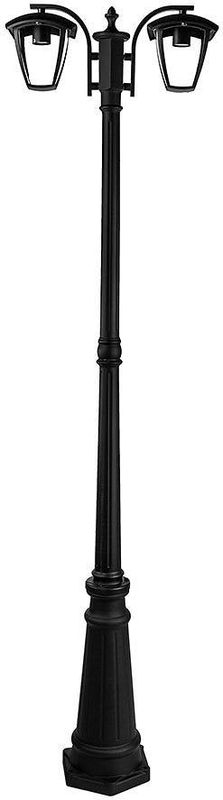 Buitenverlichting - Staande Lamp - E27 Houder - IP44 - Zwart