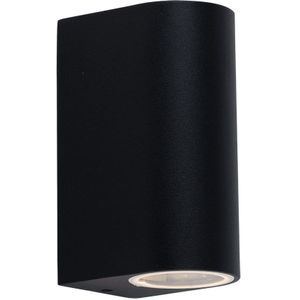 Wandlamp voor buiten - UP - Down - Wandbevestigingen - GU10 Houder - IP44 - Zwart