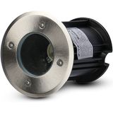 GU10 Ondergrondse Fitting - Zwart - Roestvrijstaal