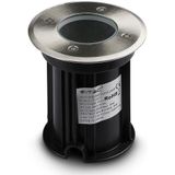 GU10 Ondergrondse Fitting - Zwart - Roestvrijstaal