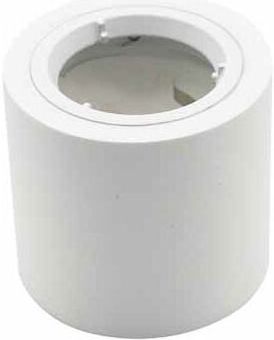 GU10 Fitting - Wit - Gips - Aluminium Ring - Voor Maximaal 35 W