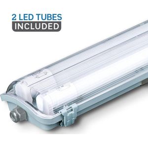 V-tac IP65 Armatuur incl.2 Led buizen |120 cm