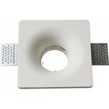 Spothouder - Vierkant - Inbouwmontage - Eenvoudig Aan Te Brengen - Snijdoorsnede 123 x 123 mm