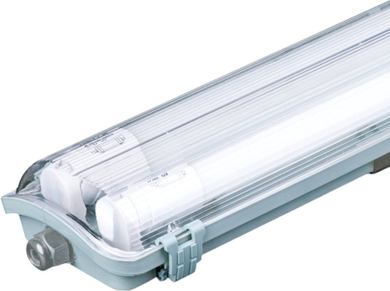 Waterdichte Fitting - 120CM - Inclusief LED Tube - Wit - IP65