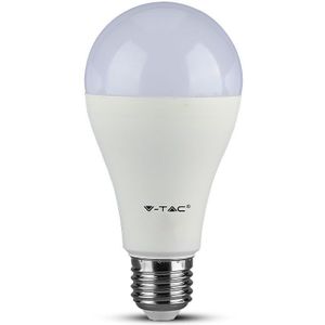V-TAC VT-215  E27 GLS LED Lampen - Samsung - IP20 - Wit - 15W - 1250 Lumen - 3000K - 5 Jaar