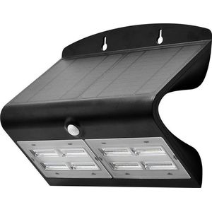 V-tac VT-767-7 LED solar buitenverlichting - 7W - 800 Lm - zwart