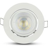 V-TAC VT-700W LED-spot - Wit - Aluminium - GU10 - IP20