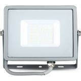 V-TAC VT-30-G  Grijze LED Schijnwerper - Samsung - IP65 - 30W - 2400 Lumen - 6400K - 5 Jaar