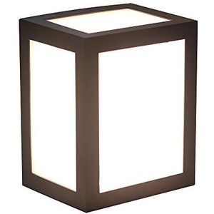 V-TAC Moderne buitenwandlamp IP65 met zwart frame, waterdicht voor tuin, garage, hal, 12 W, 4000 K, daglicht wit, PC 12 W