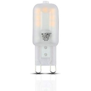 V-TAC LED Spotlight Samsung Chip G9 2.5W Plastic 3000K 243 Wit, 1 Unità (Confezione da 1)