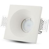 GU10 Fitting - Wit - Gips - Compact Ontwerp 100x100x40 mm