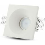GU10 Fitting - Wit - Gips - Compact Ontwerp 100x100x40 mm