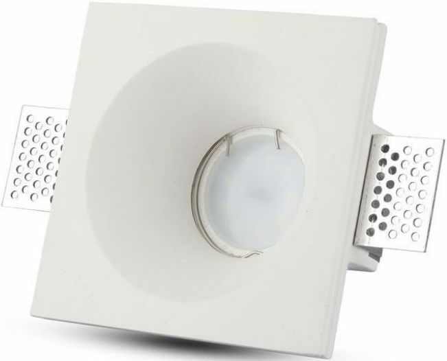GU10 Fitting - Wit - Gips - Compact Ontwerp 100x100x40 mm