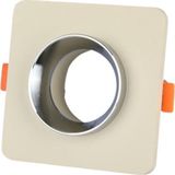 V-TAC VT-862-CHR LED Inbouwspot - Off Wit+Chrome - GU10 - IP20