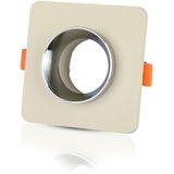 V-TAC VT-862-CHR LED Inbouwspot - Off Wit+Chrome - GU10 - IP20