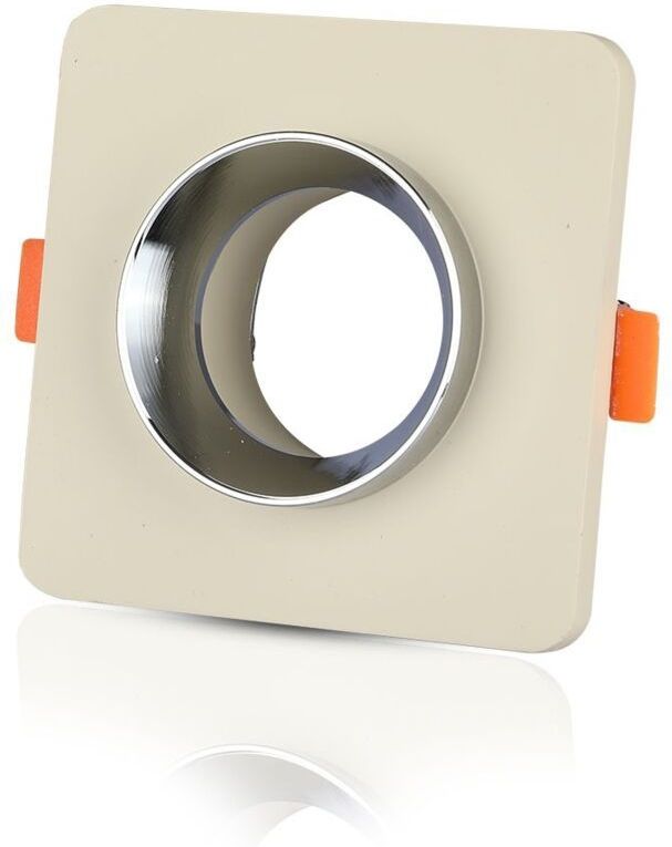 V-TAC VT-862-CHR LED Inbouwspot - Off Wit+Chrome - GU10 - IP20