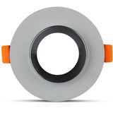 V-TAC VT-862 LED Inbouwspot - Grijs - Gipsen Behuizing - GU10 Fitting