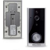 Smart Video Doorbell - Zwart - Draadloos - Oplaadbare Batterijen