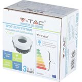 GU10 Fitting - Wit - Aluminium en Polycarbonaat - Voor Lampen tot 35W