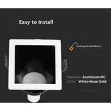 GU10 - Fitting - Wit + Chroom - Aluminium - Modern Ontwerp