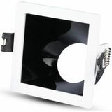 GU10 - Fitting - Wit + Chroom - Aluminium - Modern Ontwerp