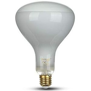 LED lamp E27 8W R125 filament 6500K dimbaar