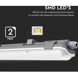 LED Buis - 120CM - Wit - T8 - Waterdicht - IP65