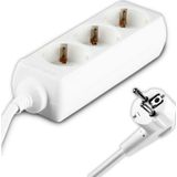 3WAYS SOCKET - Stopcontact - Wit - 1.5M Draad - 3680W