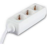3WAYS SOCKET - Stekkerdoos - Wit - 3 Stopcontacten - 3M Kabel