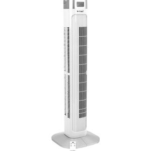 Zuilventilator met temperatuurweergave met afstandsbediening 55W/230V