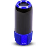 V-TAC - Bluetooth Luidspreker - Blauw - LED Verlichting - USB en TF Slot