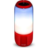 V-Tac VT-7456 Bluetooth Speaker met RGB Verlichting - 2x 3Watt - Rood