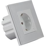 V-tac - Slimme Wandcontactdoos - Wit - Compatibel met Spraakbesturing