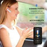 Bluetooth Headset - Wit - 70mah Batterij