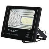 V-TAC VT-40W  Zwarte Solar schijnwerpers - 16W - IP65 - 1050 Lumen - 4000K