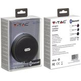 V-TAC VT6211 - Draagbare Bluetooth Luidspreker - Zwart - Micro USB - 800mAh