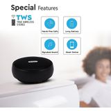 V-TAC VT6211 - Draagbare Bluetooth Luidspreker - Zwart - Micro USB - 800mAh