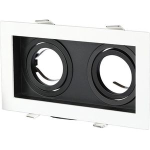 LED inbouwspots - GU10 - Wit+Zwart