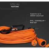 Verlengsnoer buiten 30 meter IP44 - Incl. oprolhaspel