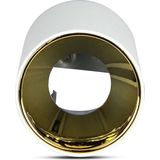 GU10 Fitting - Ø80x140 mm - Aluminium - Wit - Luxe Afwerking