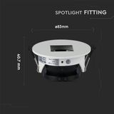 Lampen - GU10 Fitting - Vierkant - Zwart - Aluminium