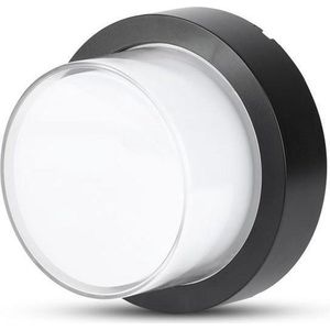 Zwarte LED wandlamp - Buitenlampen - Zonder - Kap - IP65 - 7W - 550 Lumen - 3000K