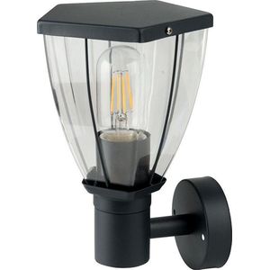 V-TAC VT-835  E27 Buitenverlichting - wandlamp - Omhoog - Donker - Grijs - IP44