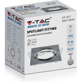 Armaturen - GU10 Fitting - Chroom - 2 Stuks - Duurzaam Ferrum