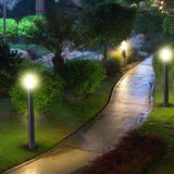 V-tac - Garten Steh Leuchte anthrazit Außen Beleuchtung Terrassen Stand Lampe Edelstahl Säule 8963