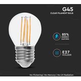 LED Filament Bulb - G45 - Helder - 6400K - E27 - 6W
